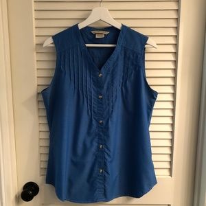 EXOFFICIO Women's Sleeveless Top  Blue  Size Large